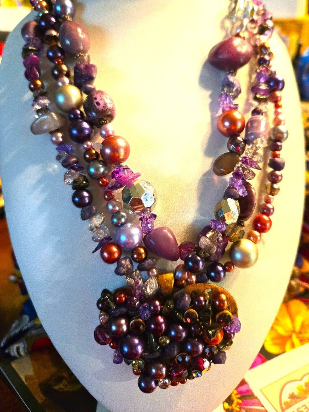 Vintage Napier Beaded Necklace